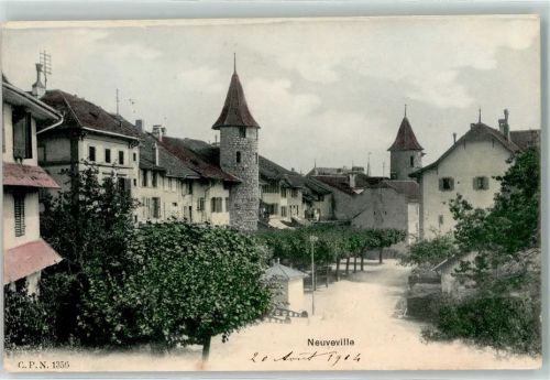 La Neuveville 1914 Schloss
