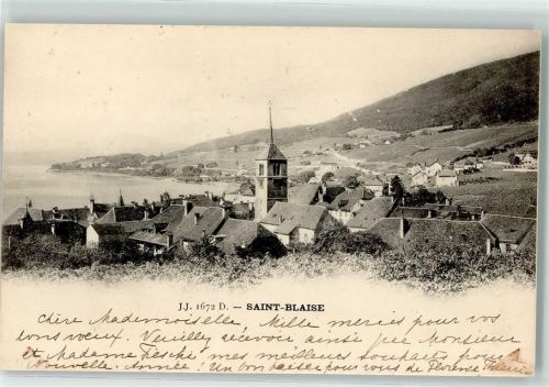 St-Blaise 1900 Kirche