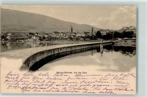 St-Blaise 1901 Vu du Lac