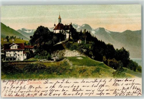 Sachseln 1905 Kirche Flüeli