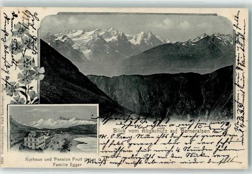 Melchsee-Frutt 1903 Kurhaus Frutt