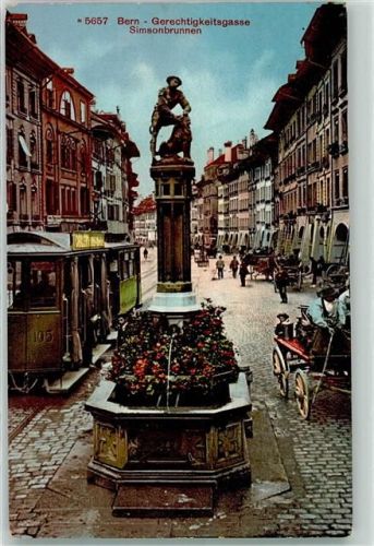 3000 Bern Berne - Simsonbrunnen Straßenbahn