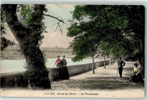 Lavey-les-Bains 1911 Promenade