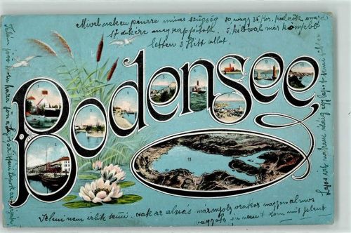 8590 Romanshorn 1913 Gebrauchsspuren Bodensee