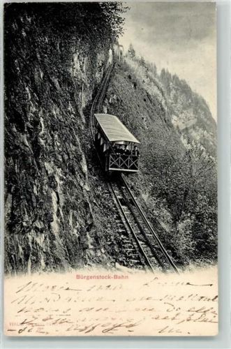 Bürgenstock 1901 Bürgenstockbahn