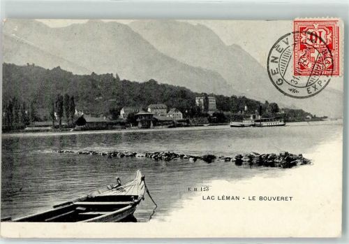 Bouveret 1907 Dampfschiff