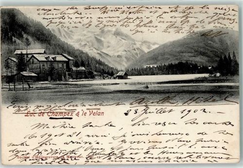 Champex 1902 Lac le Velan