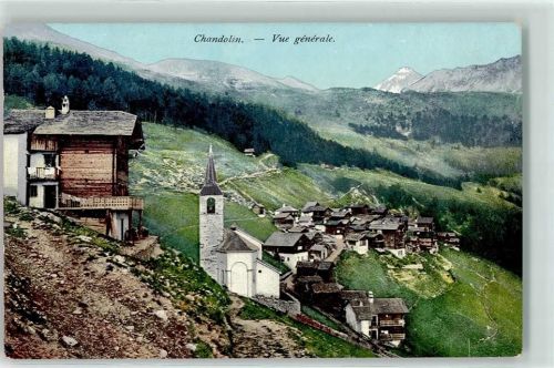 Chandolin Kirche Chalets