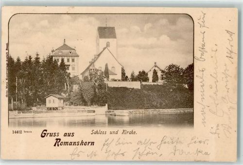 8590 Romanshorn 1900 - Schloss Kirche