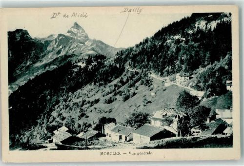 Morcles Dent du Midi Feldpost Fortifications de St Maurice