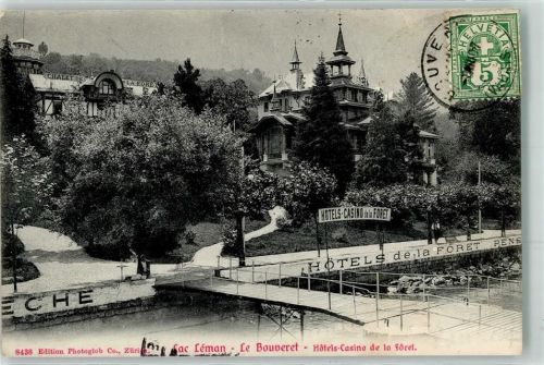 Bouveret 1907 Hotel de la Foret Casino