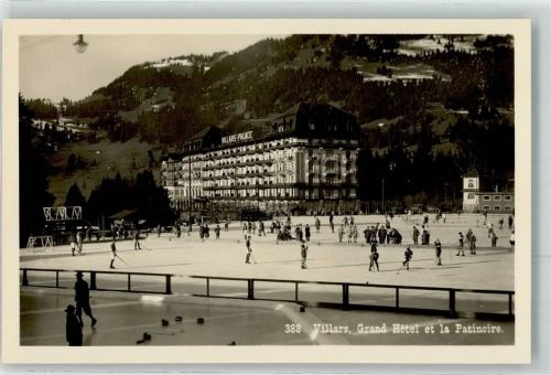 Villars-sur-Ollon Patinoire Schlittschuhlauf Eishockey Curling