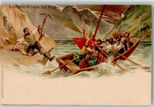 1900 Verlag Künzli 5066 Wilhelm Tell Serie Nr. 11 von Schiller