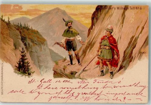 1900 Verlag Künzli 5066 Wilhelm Tell Serie Nr. 6 von Schiller