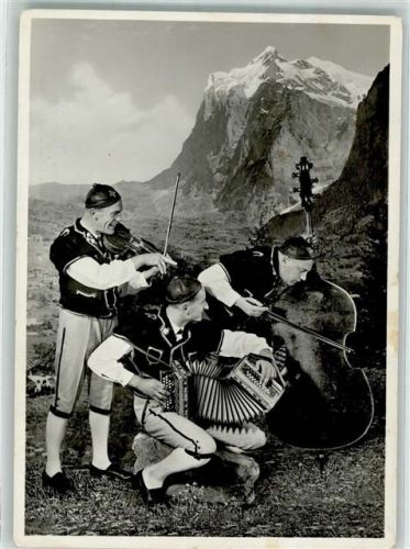 Grindelwald Musiker Tracht Moserbuebe