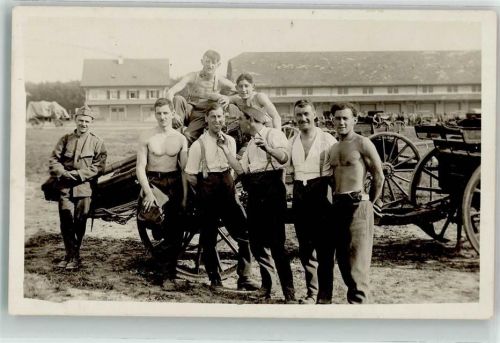 Bülach 1926 Uniform Kaserne Ort handschriftlich