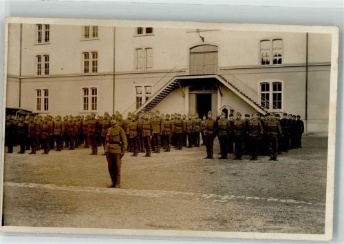 Bière Uniform Kaserne Ort handschriftlich