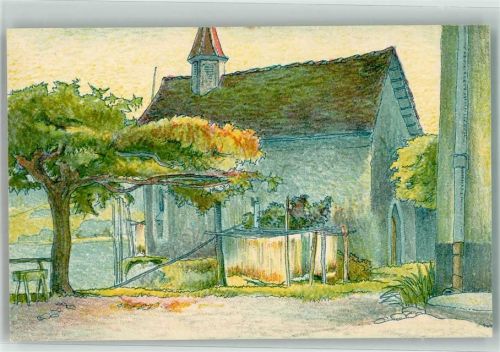 8640 Hurden Künstlersteindruck sign. Stiefelt