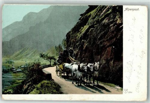 Postkutsche Alpenpost