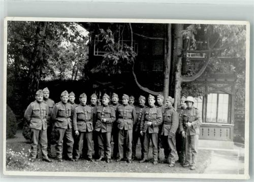 9320 Arbon 1940 Foto AK Uniform Ort handschriftlich