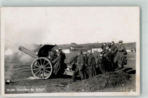 Bülach Uniform Haubitze Feldpost Ort lt. Stempel