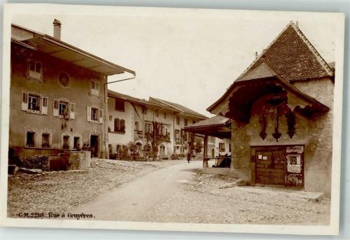 1663 Gruyères Foto AK