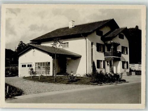 8374 Dussnang 1947 Foto AK Eigenheim der Darlehnskasse