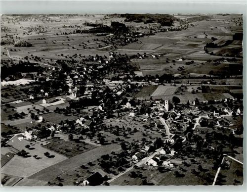 9545 Wängi 1955 Foto AK Fliegeraufnahme