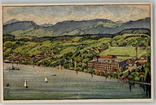 8802 Kilchberg ZH Gebrauchsspuren Künstlersteindruck