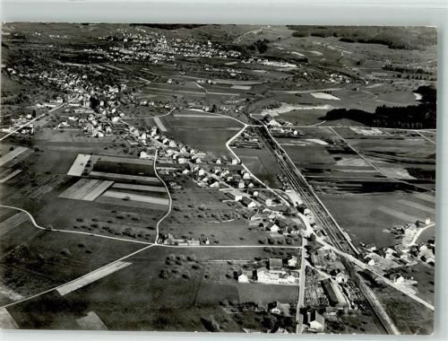 8360 Eschlikon TG 1967 Foto AK Fliegeraufnahme