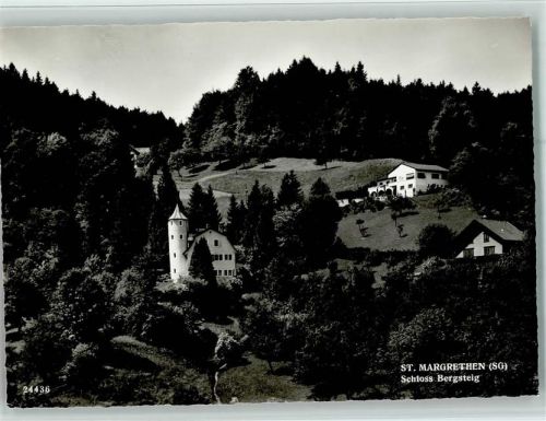 9430 St. Margrethen SG 1962 - Schloss Bergsteig, gute Erhaltung AK