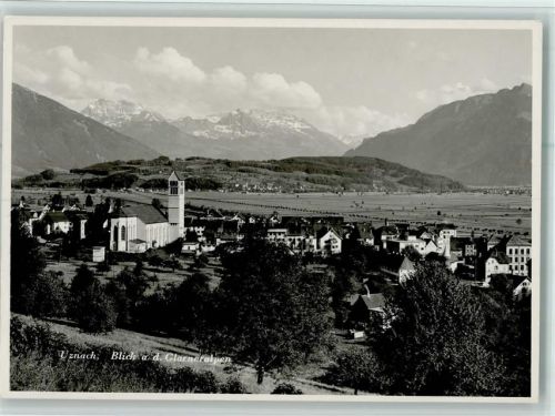 8730 Uznach Foto AK Teilansicht, gute Erhaltung AK