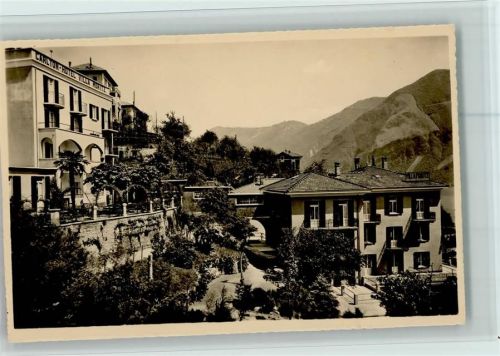 6976 Castagnola 1938 Foto AK Carlton Hotel Villa Moritz , sehr gute Erhaltung AK