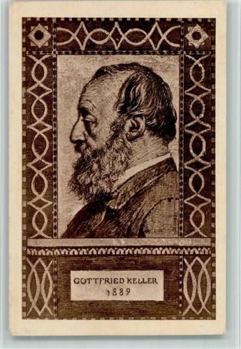 Gottfried Keller 1919 AK gute Erhaltung - Studenten