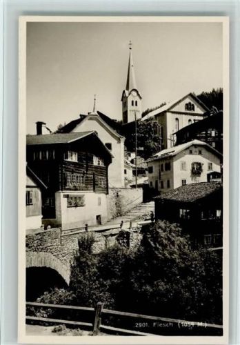 Fiesch Straßenansicht,Verlag SG Nr. 2901