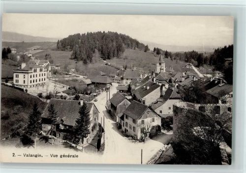 Valangin Teilansicht,gute Erhaltung AK