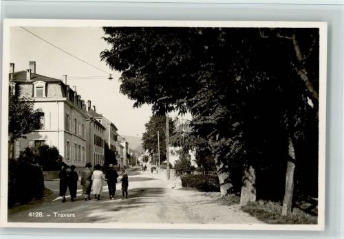 Travers Strassenansicht, Verlag SG Nr. 4128, gute Erhaltung AK.