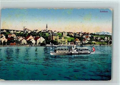 Zollikon Dampfer "Speer" Erhaltung : fleckig
