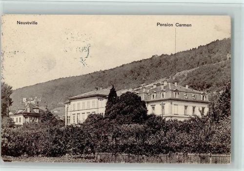La Neuveville 1914 Pension Carmen, Erhaltung: Stempelflecken