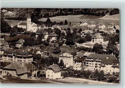 Moutier 1919 Phototypie & Co Nr. 4939 - schöne Teilansicht, gute Erhaltung AK