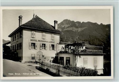 Broc 1925 Verlag SG Societe Graphique Nr. 7066, Hotel de la Grue, gute Erhaltung AK