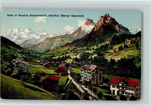 Kiental Hotel Kienthalerhof, gute Erhaltung AK