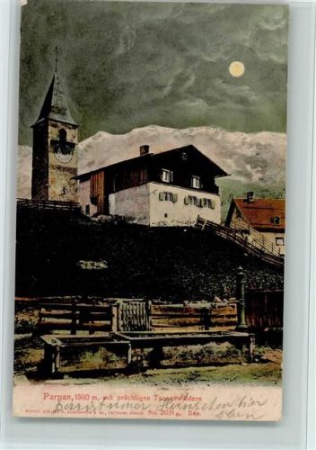 Parpan 1913 Kirchenpartie, AK
