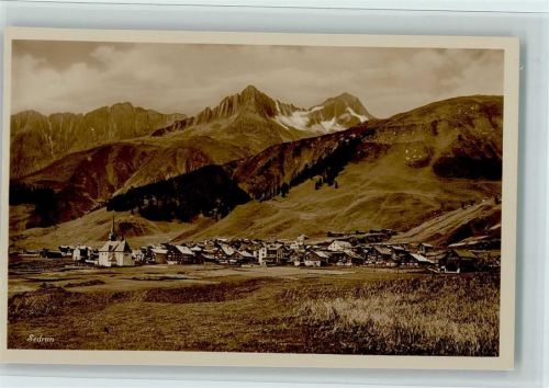 Sedrun 1935 Teilansicht, sehr gute Erhaltung AK