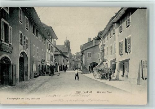 Coppet Grande Rue, gute Erhaltung AK