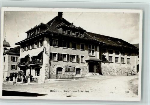 Bière 1936 Hotel des Sapins, kleine Flecken