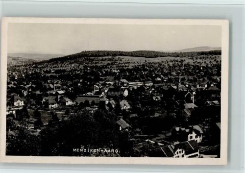 Menziken 1930 Vue generale, Erhaltung Rückseite fleckig