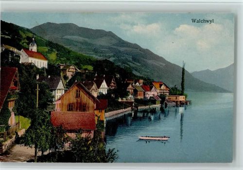 Walchwil 1912 Teilansicht, gute Erhaltung AK