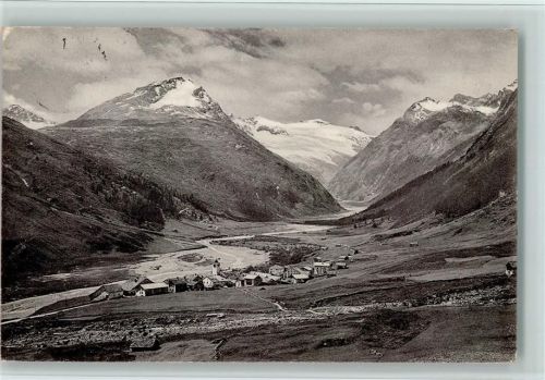 Hinterrhein 1921 Vue generale, gute Erhaltung AK