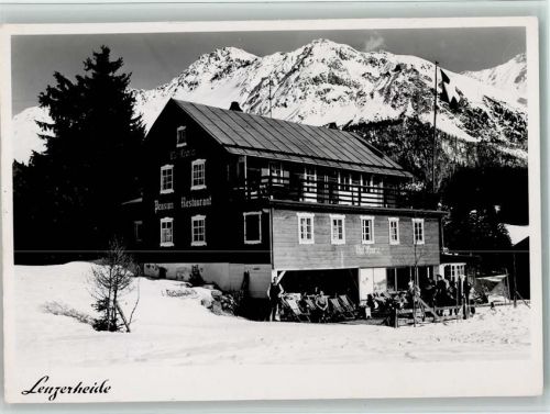 Lenzerheide/Lai 1939 Winter - Pension , sehr gute Erhaltung AK